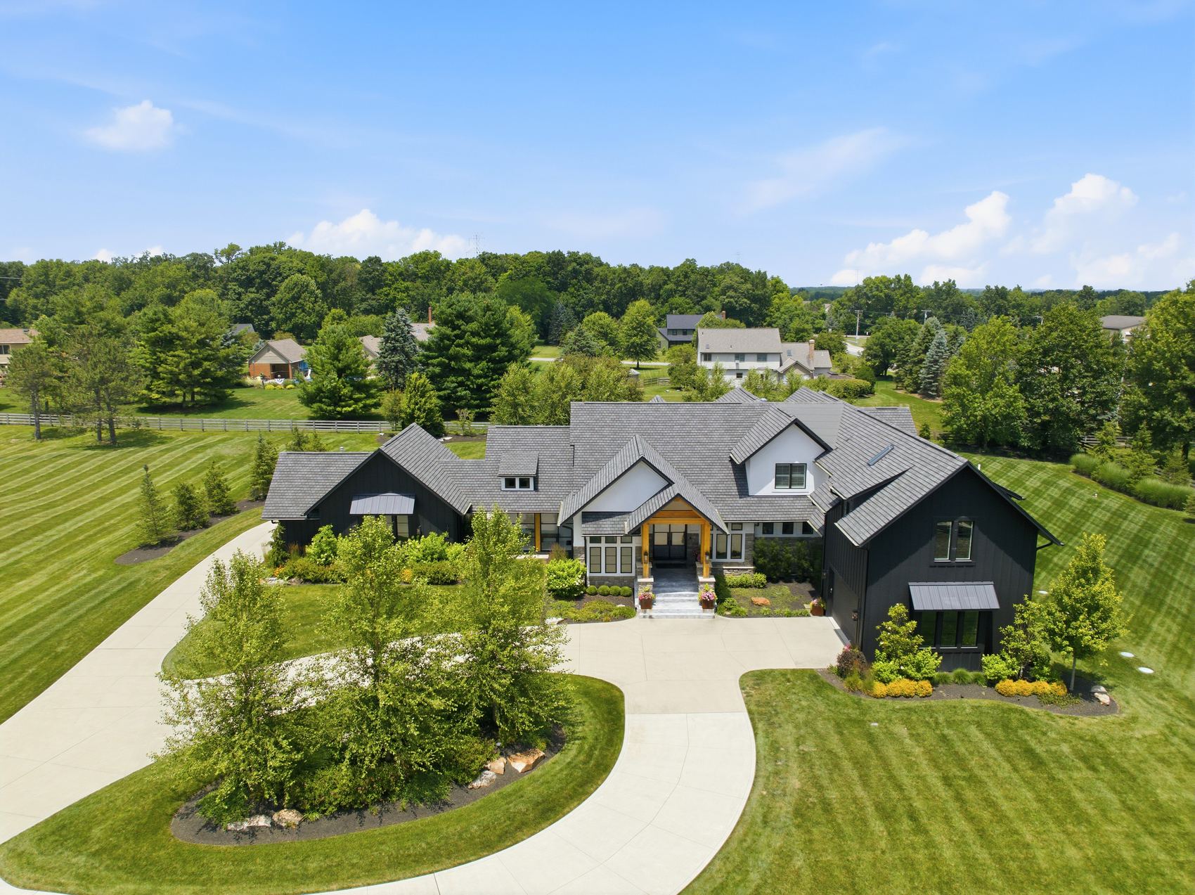The estate from above